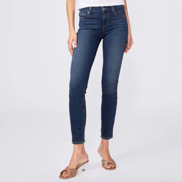 PAIGE Transcend Verdugo Ankle Jeans Nottingham Wash - Picture 1 of 5